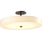 Disq Ceiling Light Fixture - Oil Rubbed Bronze / Spun Frost