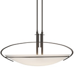 Mackintosh Oval Pendant - Oil Rubbed Bronze / Opal