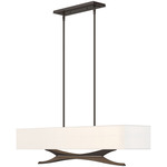 Moreau Linear Pendant - Oil Rubbed Bronze / Natural Anna