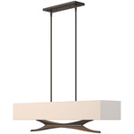 Moreau Linear Pendant - Oil Rubbed Bronze / Flax