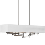 Cavaletti Linear Pendant - Oil Rubbed Bronze / Natural Anna