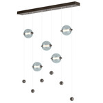 Abacus Linear Pendant - Oil Rubbed Bronze / Cool Grey