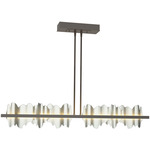 Hildene Large Linear Pendant - Oil Rubbed Bronze / Vintage Platinum