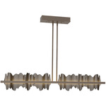 Hildene Large Linear Pendant - Bronze / Oil Rubbed Bronze