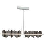 Hildene Large Linear Pendant - Vintage Platinum / Oil Rubbed Bronze