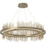 Gossamer Circular Pendant - Soft Gold / Modern Brass