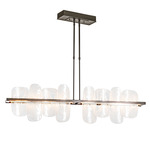 Vitre Linear Pendant - Oil Rubbed Bronze / White Swirl