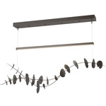 Lily Linear Pendant - Oil Rubbed Bronze / Natural Iron