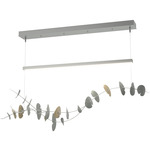 Lily Linear Pendant - Vintage Platinum / Modern Brass