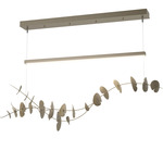 Lily Linear Pendant - Soft Gold / Modern Brass