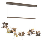 Belladonna Linear Pendant - Bronze / Modern Brass