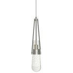 Link Low Voltage Mini Pendant - Sterling / Clear Bubble