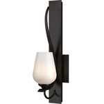 Flora Wall Sconce - Oil Rubbed Bronze / Opal