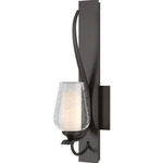Flora Wall Sconce - Oil Rubbed Bronze / Opal and Seeded