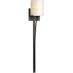Formae Contemporary Wall Sconce - Oil Rubbed Bronze / Opal