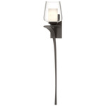 Antasia Double Glass Wall Sconce - Oil Rubbed Bronze / Clear / Opal