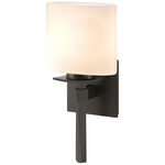 Beacon Hall Ellipse Glass Sconce - Oil Rubbed Bronze / Opal