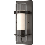 Banded Dual Band Wall Sconce - Oil Rubbed Bronze / Opal and Seeded