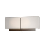 Exos Square Wall Sconce - Oil Rubbed Bronze / Flax