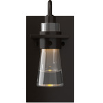 Erlenmeyer Plate Wall Sconce - Oil Rubbed Bronze / Clear