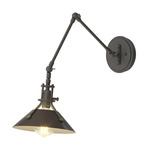 Henry Swing Arm Wall Sconce - Natural Iron / Oil Rubbed Bronze