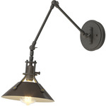 Henry Swing Arm Wall Sconce - Natural Iron / Oil Rubbed Bronze