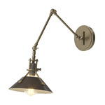 Henry Swing Arm Wall Sconce - Soft Gold / Oil Rubbed Bronze