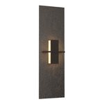 Aperture Vertical Wall Sconce - Oil Rubbed Bronze / White Art