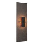 Aperture Vertical Wall Sconce - Oil Rubbed Bronze / Topaz