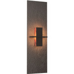 Aperture Vertical Wall Sconce - Oil Rubbed Bronze / Topaz