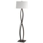 Almost Infinity Floor Lamp - Oil Rubbed Bronze / Natural Anna