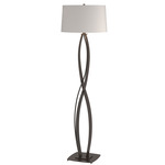 Almost Infinity Floor Lamp - Oil Rubbed Bronze / Flax