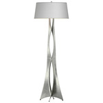 Moreau Floor Lamp - Sterling / Natural Anna