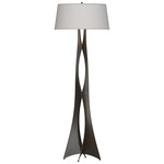 Moreau Floor Lamp - Oil Rubbed Bronze / Flax