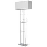 Cavaletti Floor Lamp - Sterling / Natural Anna