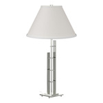 Metra Double Table Lamp - Sterling / Natural Anna