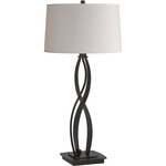 Almost Infinity Table Lamp - Oil Rubbed Bronze / Flax