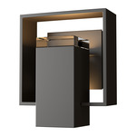 Shadow Box Outdoor Wall Sconce - Coastal Oil Rubbed Bronze / Coastal Black