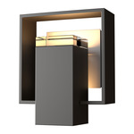 Shadow Box Outdoor Wall Sconce - Coastal Oil Rubbed Bronze / Coastal Burnished Steel