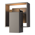 Shadow Box Outdoor Wall Sconce - Coastal Dark Smoke / Coastal Oil Rubbed Bronze