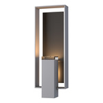 Shadow Box Outdoor Wall Sconce - Coastal Burnished Steel / Coastal Oil Rubbed Bronze