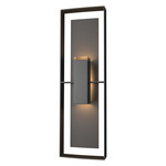 Shadow Box Tall Outdoor Wall Sconce - Coastal Black / Coastal Oil Rubbed Bronze