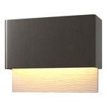 Stratum Outdoor Wall Sconce - Coastal Oil Rubbed Bronze / Coastal Burnished Steel
