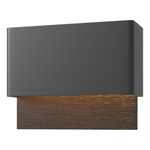 Stratum Outdoor Wall Sconce - Coastal Black / Coastal Oil Rubbed Bronze