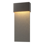 Stratum Tall Outdoor Wall Sconce - Coastal Oil Rubbed Bronze / Coastal Natural Iron