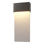 Stratum Tall Outdoor Wall Sconce - Coastal Oil Rubbed Bronze / Coastal Burnished Steel
