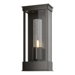 Portico Outdoor Wall Sconce - Coastal Oil Rubbed Bronze / Seeded Clear