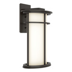 Province Outdoor Wall Sconce - Coastal Oil Rubbed Bronze / Opal