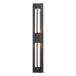 Double Axis Outdoor Wall Sconce - Coastal Oil Rubbed Bronze / Clear