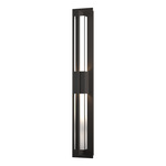 Double Axis Outdoor Wall Sconce - Coastal Oil Rubbed Bronze / Clear